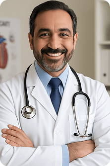 Doctor smiling