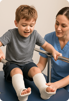 Child with doctor